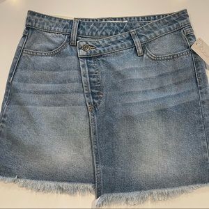 Crossover Denim Skirt Cello Jeans
